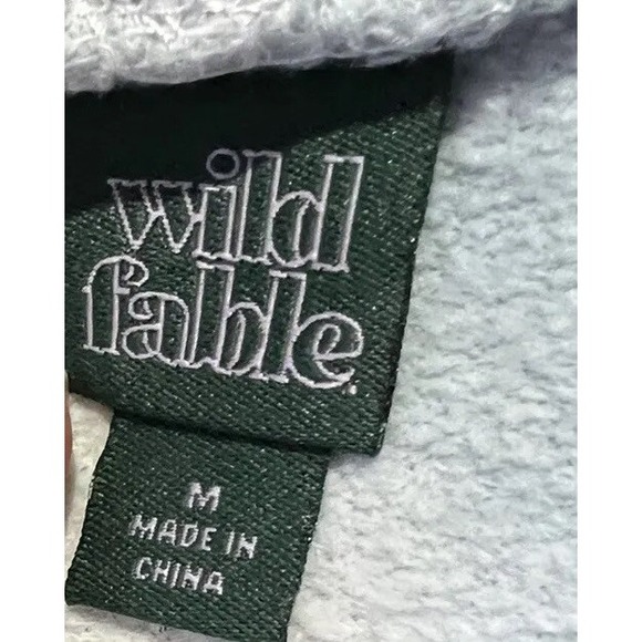 Wild Fable Women's Size M Casual DrawString Hoodie Cropped Long Slv Tie Dyed - Picture 7 of 7